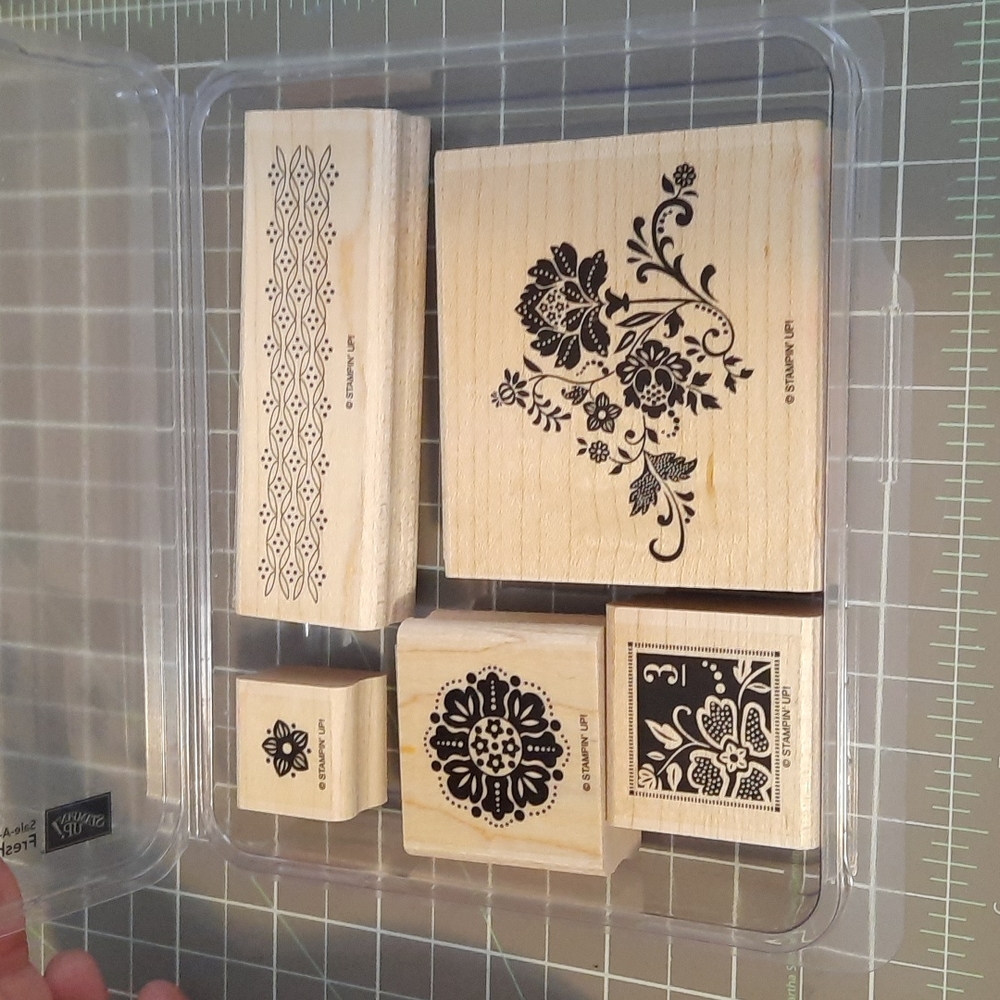 Fresh Vintage Rubber stamp set